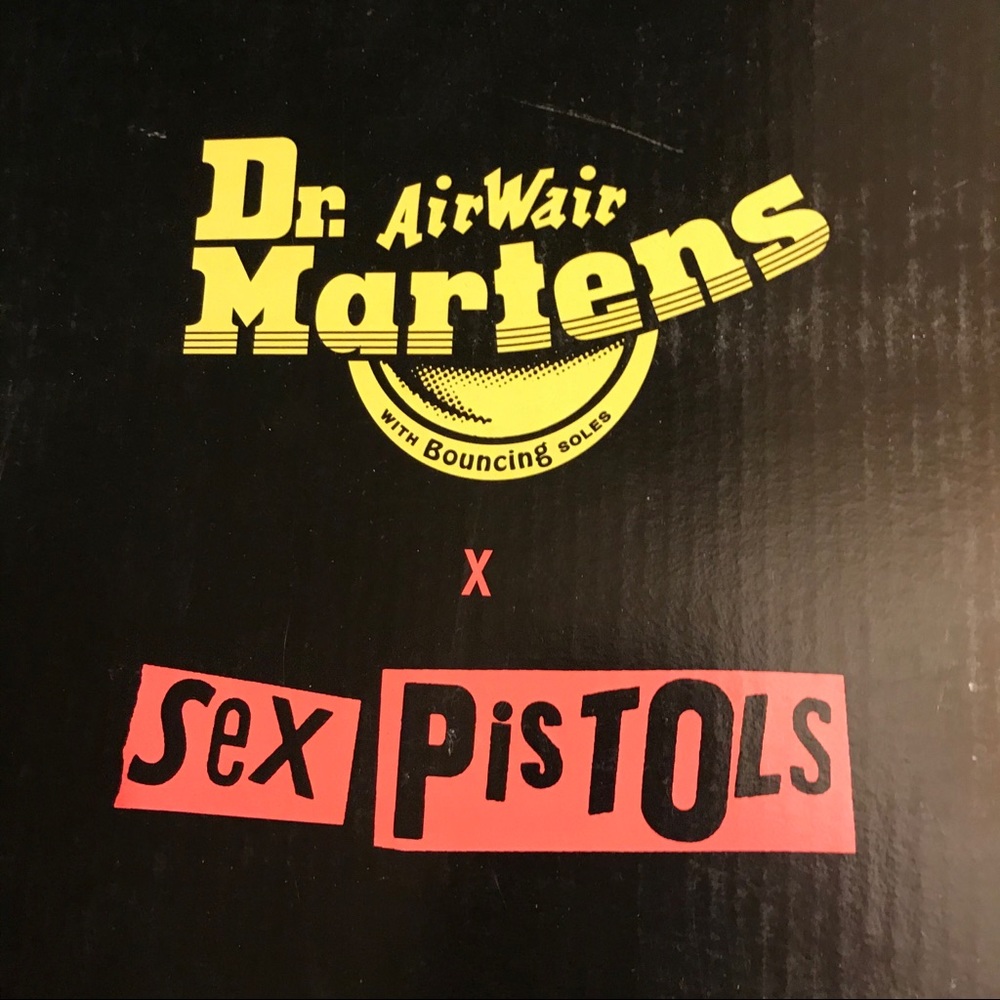 SEX PISTOLS X DR MARTENS Leather High Boo… - Picture 6 of 8